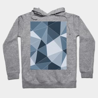 Abstract low poly triangle seamless pattern Hoodie